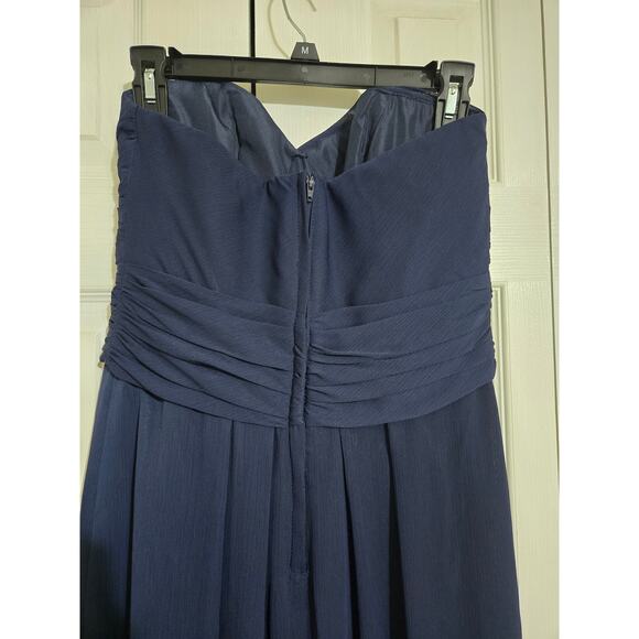 David's bridal size 4 women's navy blue formal dress - Picture 6 of 12
